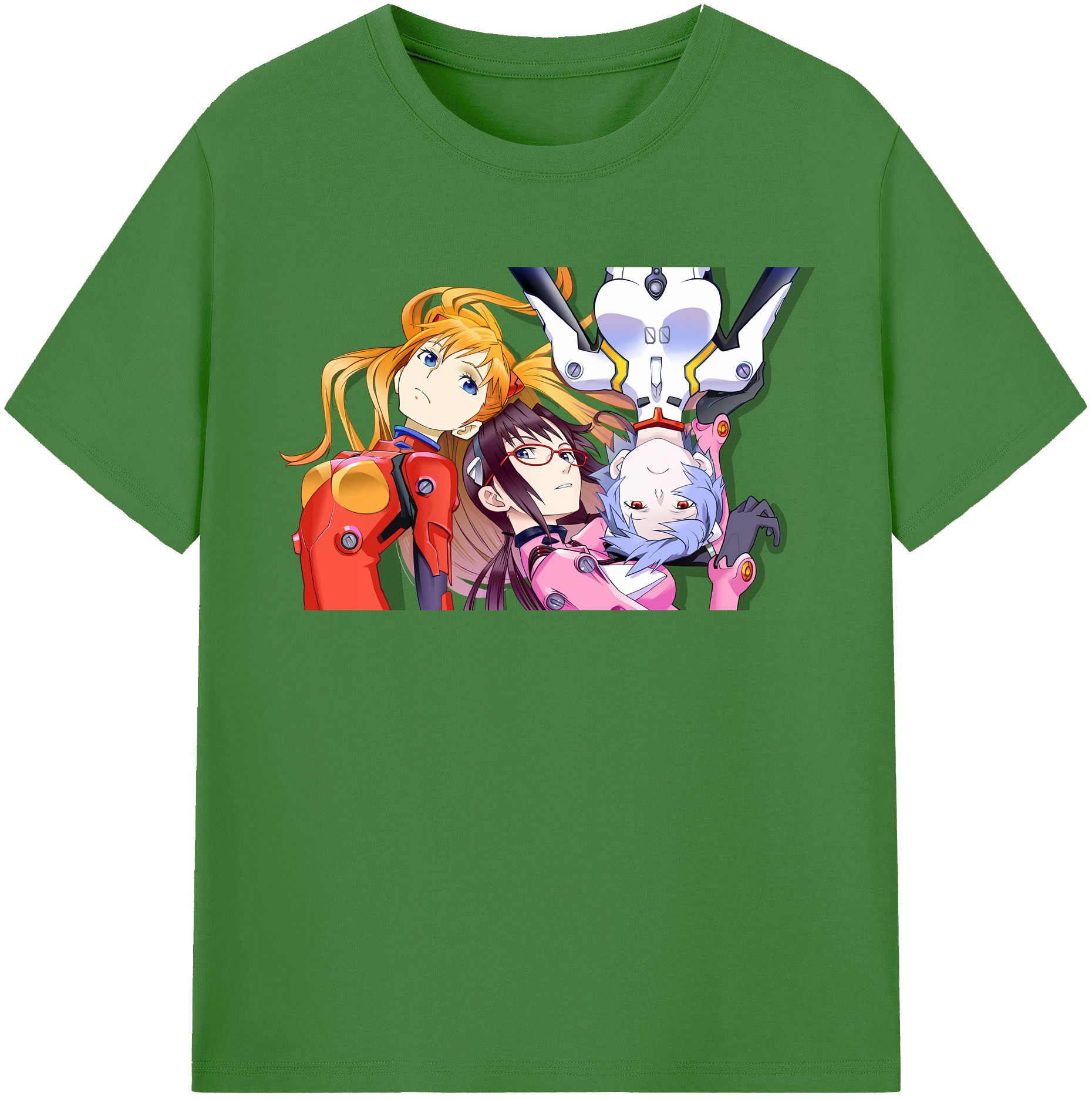 （画像用） EVA 新世紀エヴァンゲリオン レディースカジュアルプリントTシャツ（綿100％）